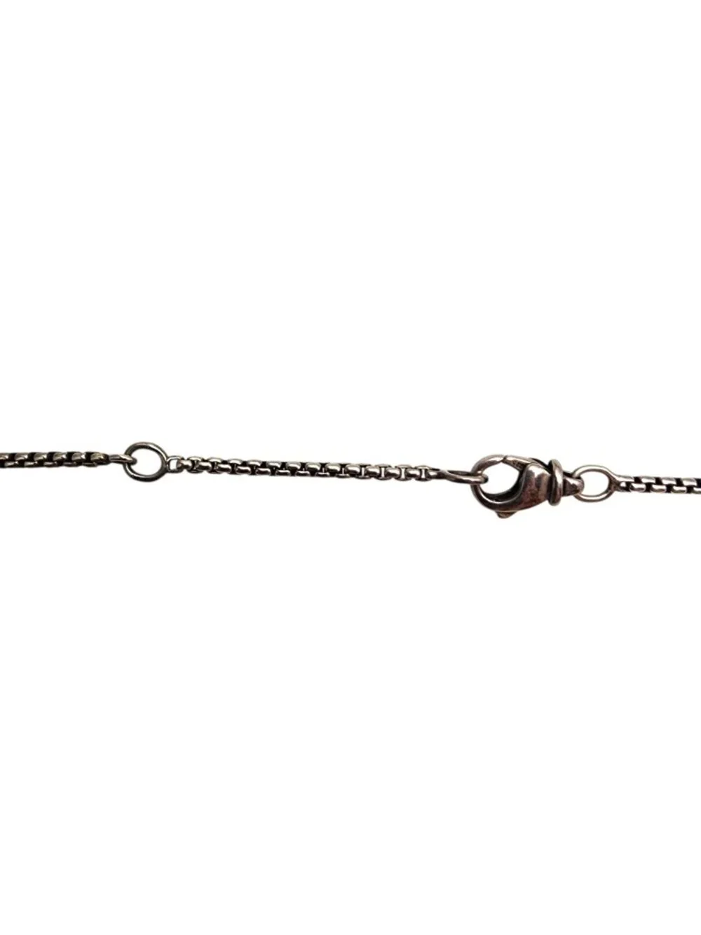 David Yurman Sterling Silver 1.7mm Adjustable Chain Necklace 163/4